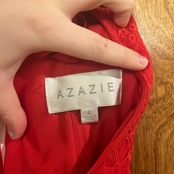 Two Red Azazie Bridesmaid Dresses - Picture 6 of 6